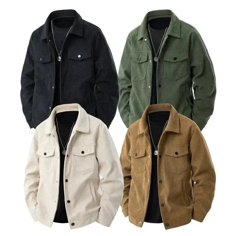 Men's Timeless Classic Corduroy Jacket for Effortless Style