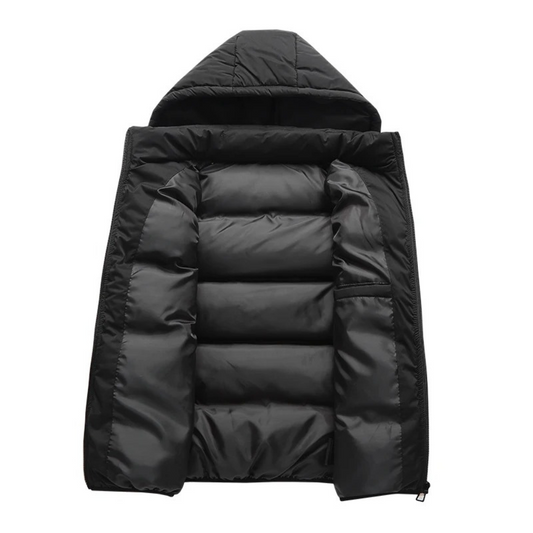 Men's Insulated Down Puffer Jacket for Fall and Winter Everyday Wear