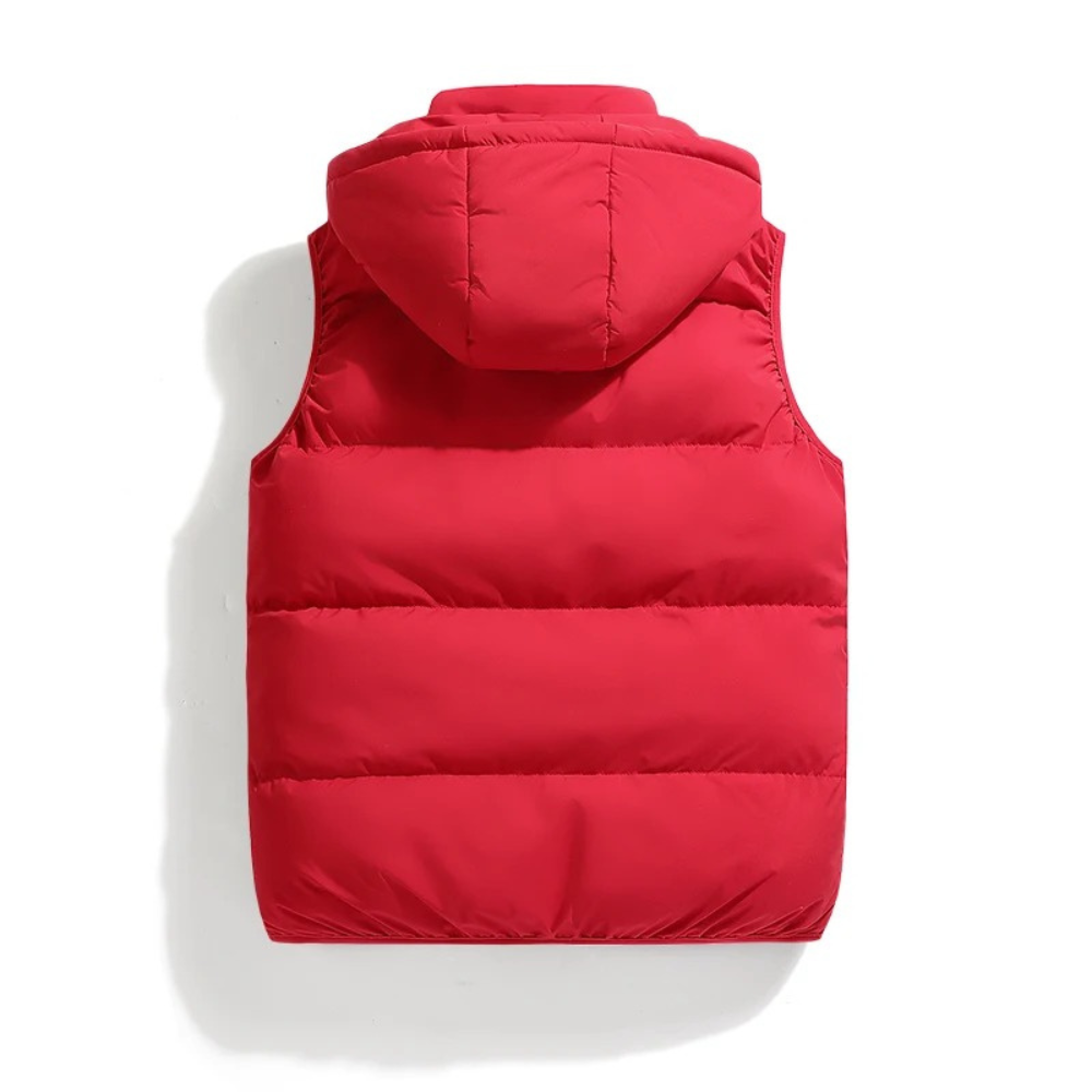 Men's Insulated Down Puffer Jacket for Fall and Winter Everyday Wear Red