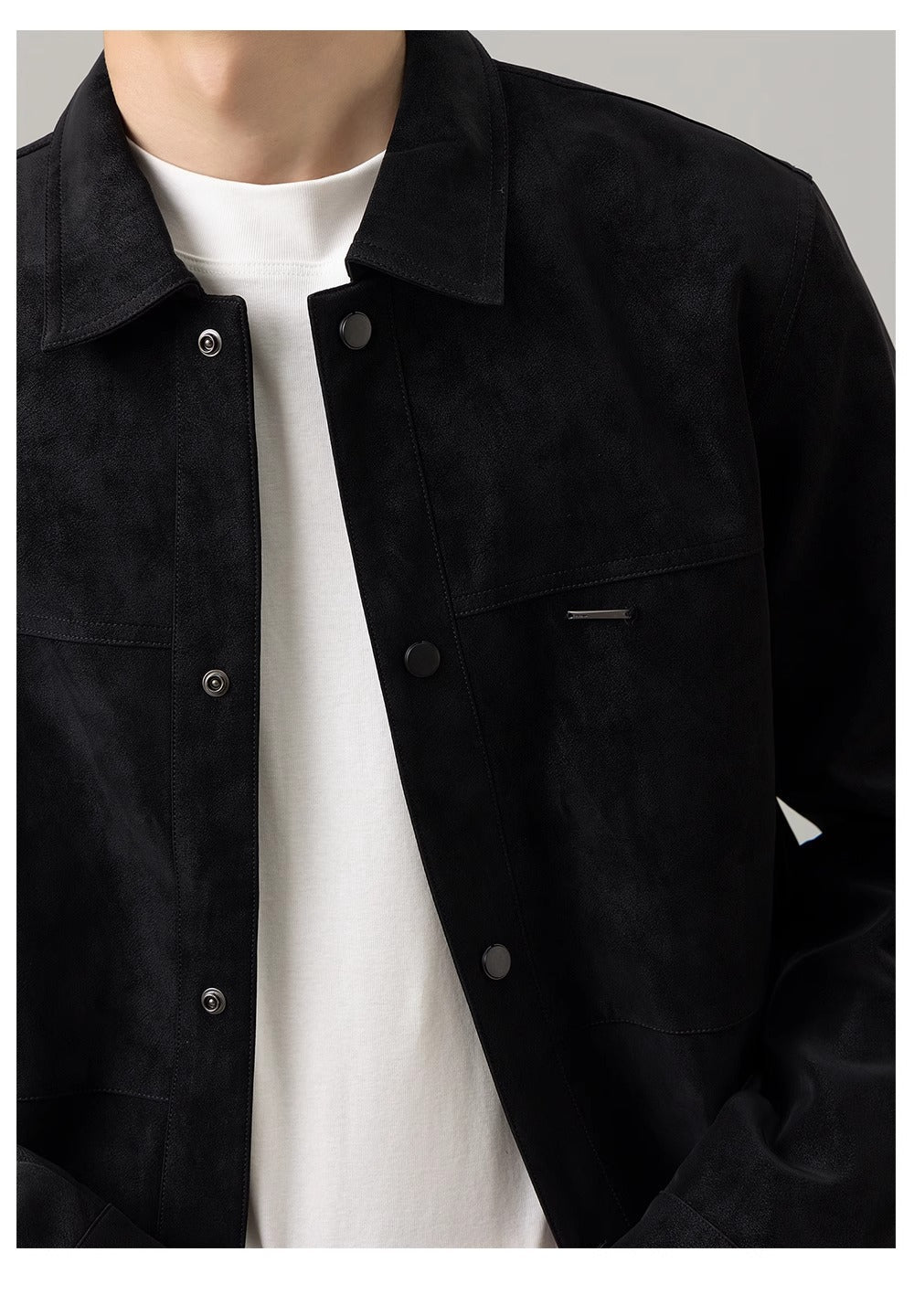 Men's Multi-Color Casual Button-Down Jacket for Fall and Winter