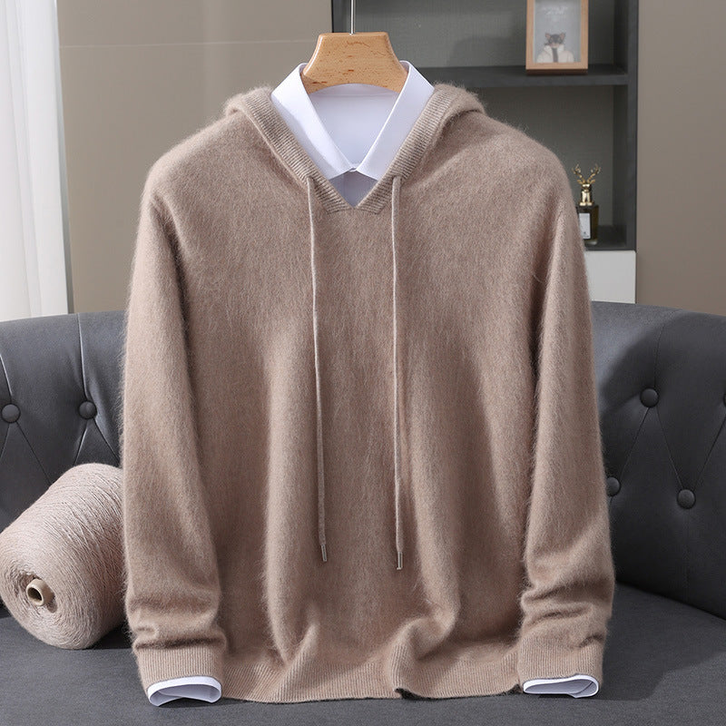 Men's Casual Valencia Hoodie for Fall and Winter Everyday Wear Camel
