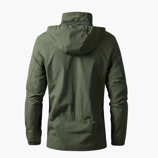 Men's Lightweight Hooded Windbreaker Jacket for Daily Use