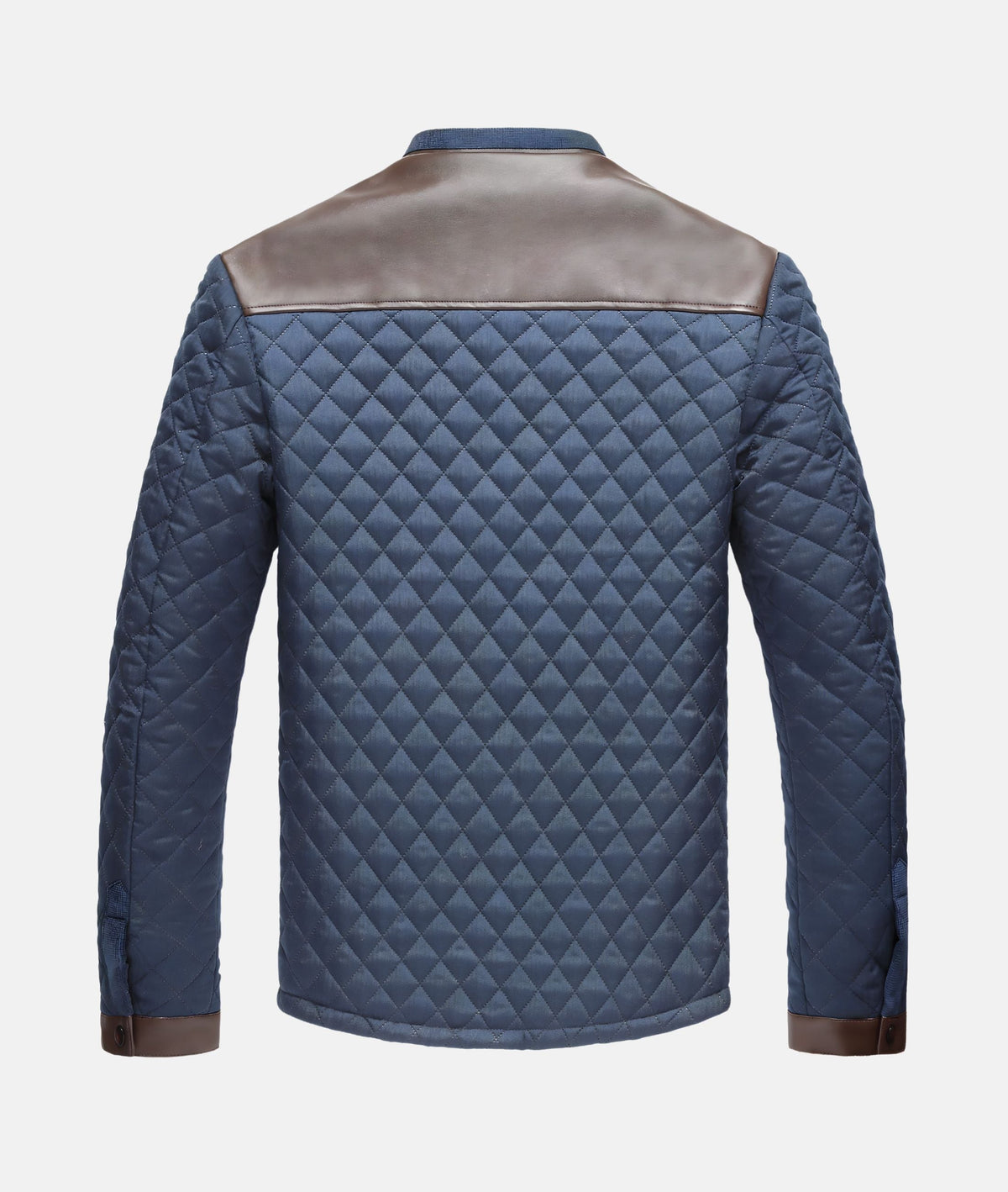 Men's Quilted Button-Down Jacket for Fall and Winter Everyday Wear
