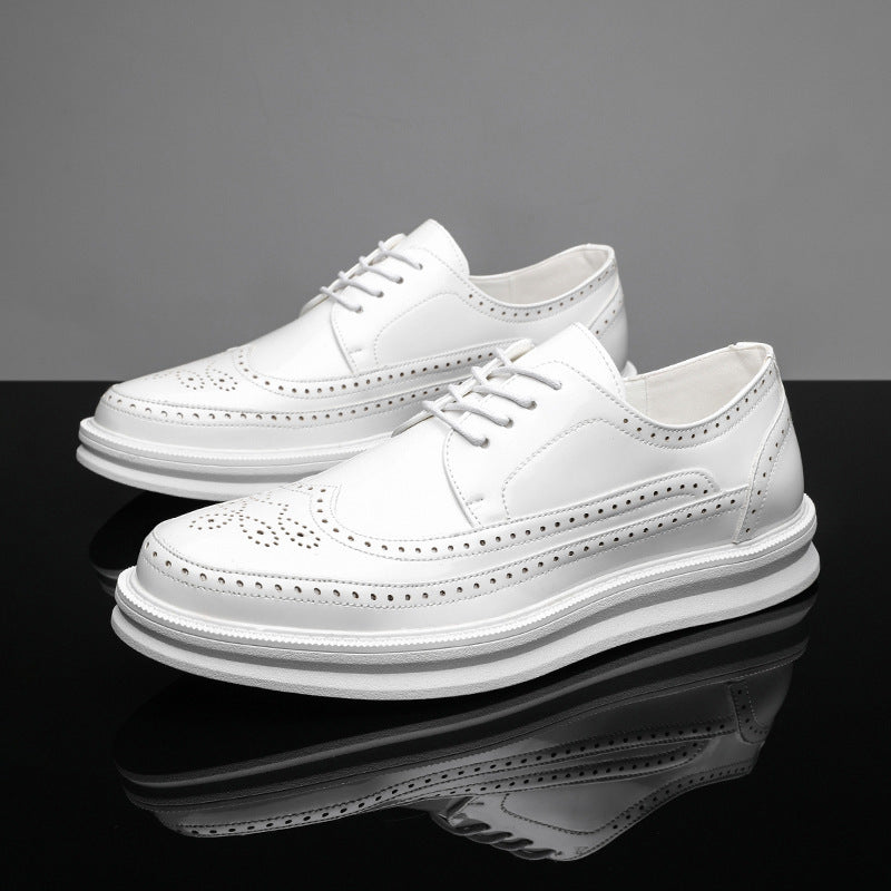 Men's Stylish Casual Brogue Sneakers for Fall and Winter Everyday Wear