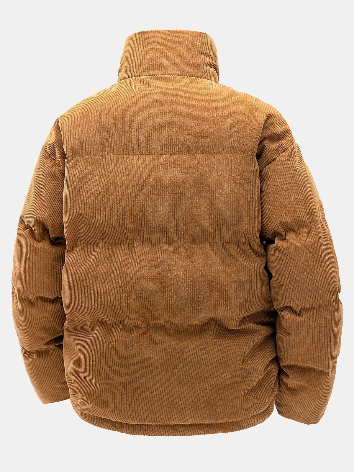Men's Stylish Corduroy Puffer Coat for Fall and Winter Everyday Wear