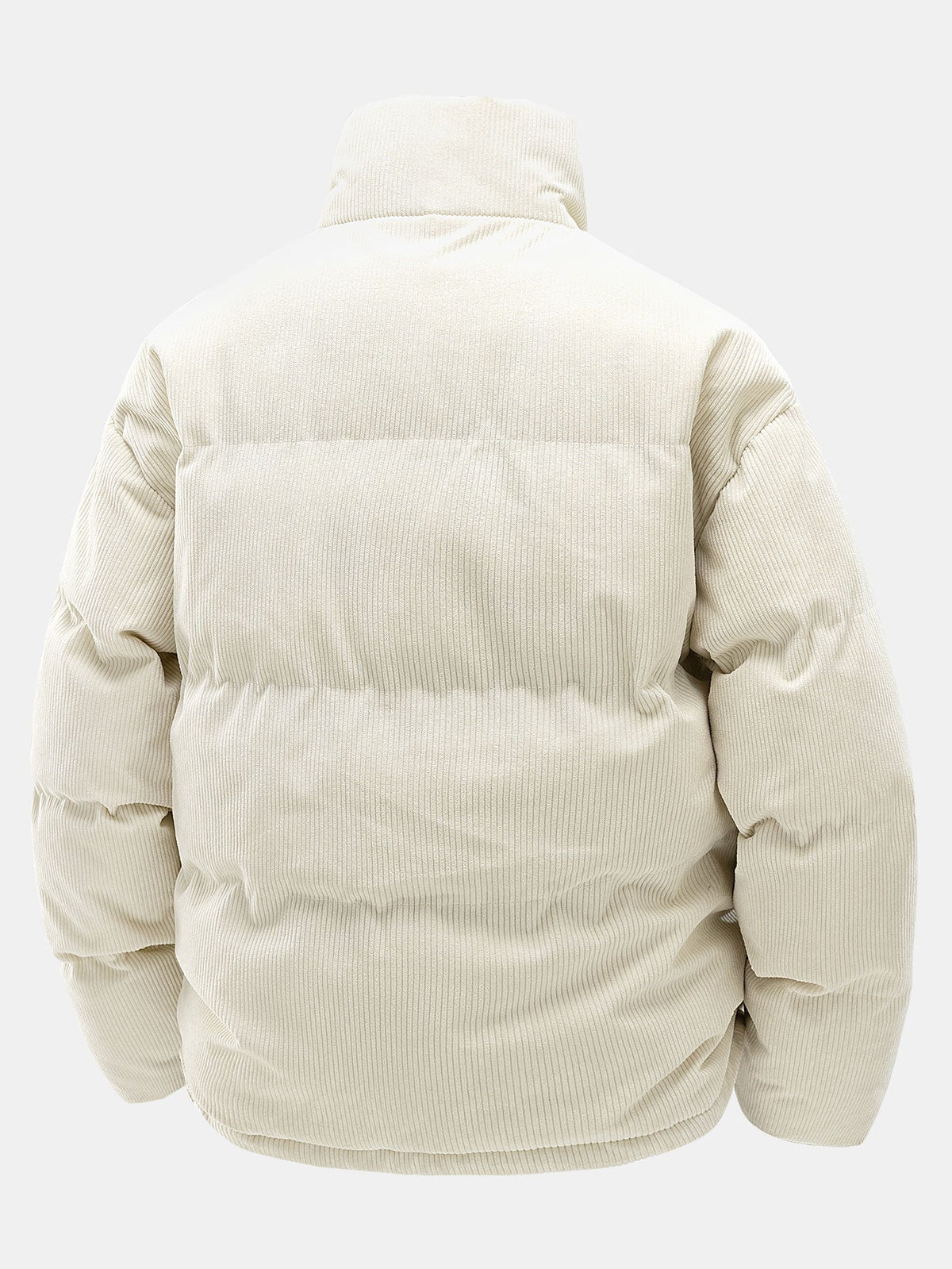 Men's Stylish Corduroy Puffer Coat for Fall and Winter Everyday Wear