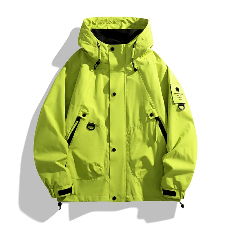Men's Waterproof Outdoor Jacket for All-Weather Protection Green