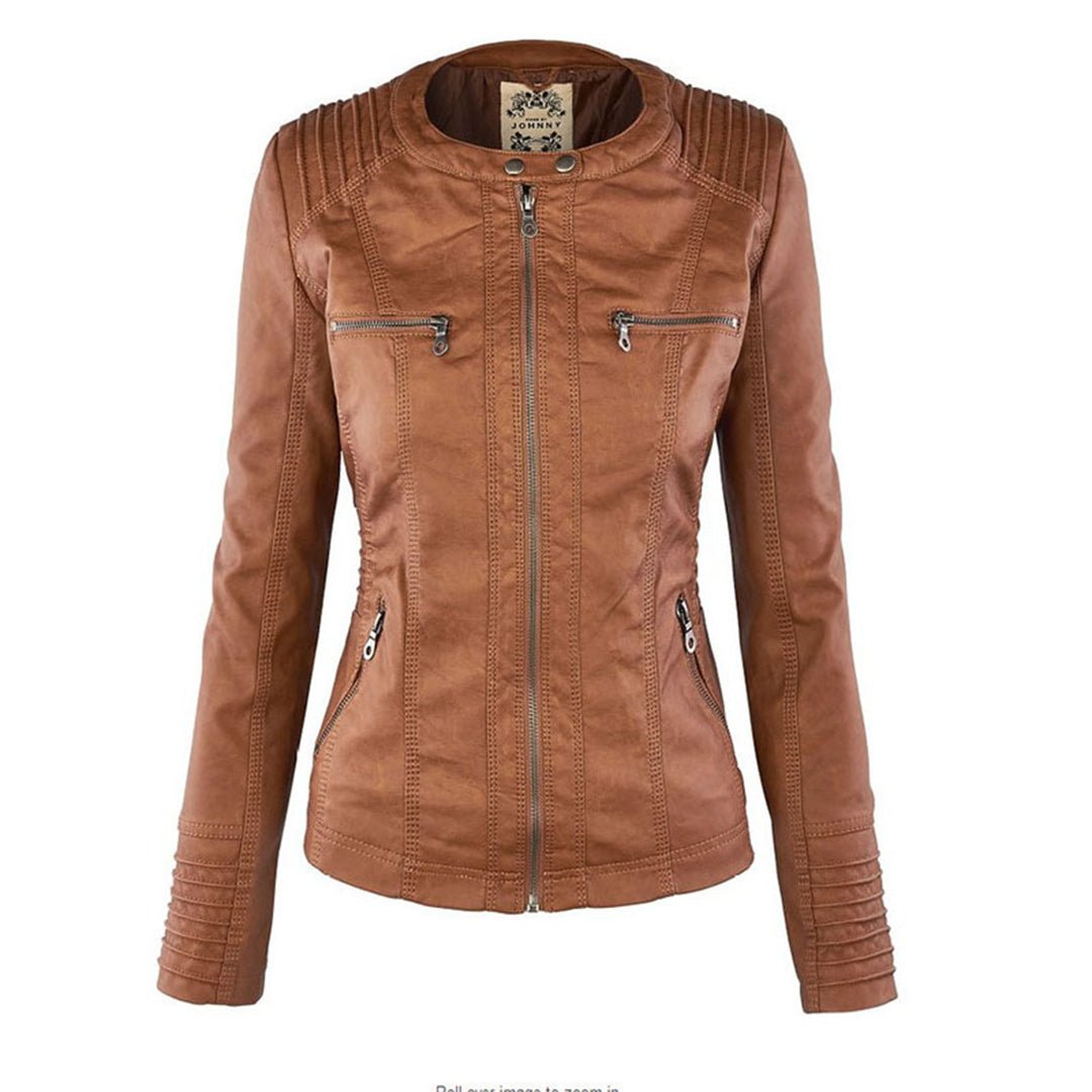 Women's Fitted Hooded Jacket for Fall and Winter Everyday Wear