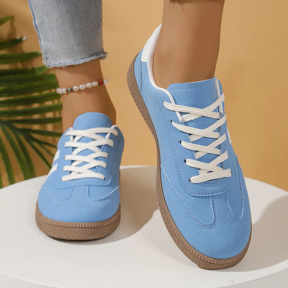 Women's Orthopedic Comfort Sneakers for Fall and Winter Everyday Wear Blue