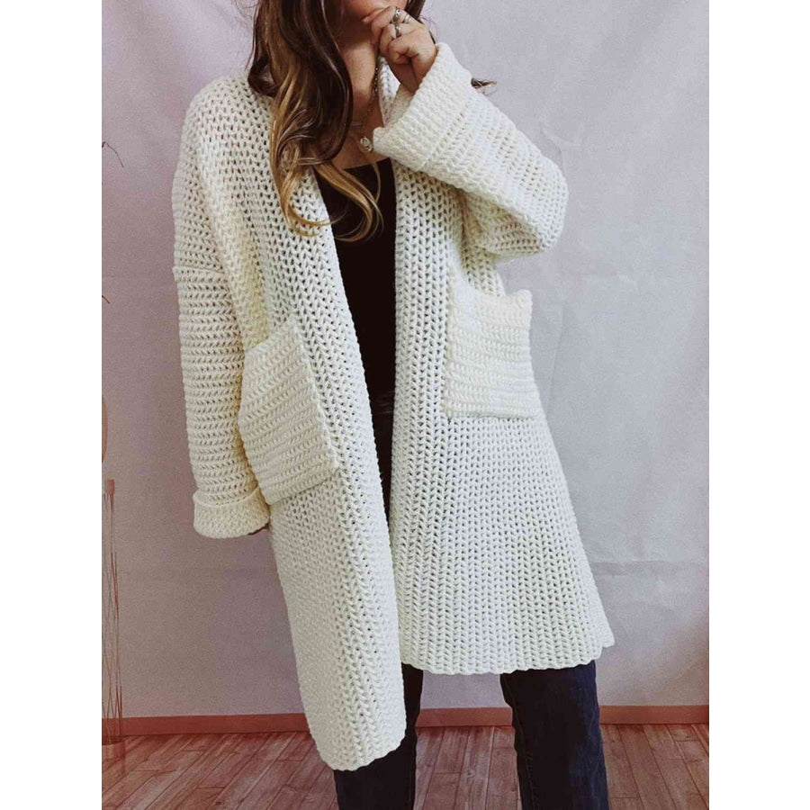 Women's Multi-Color Oversized Knit Cardigan for Fall and Winter