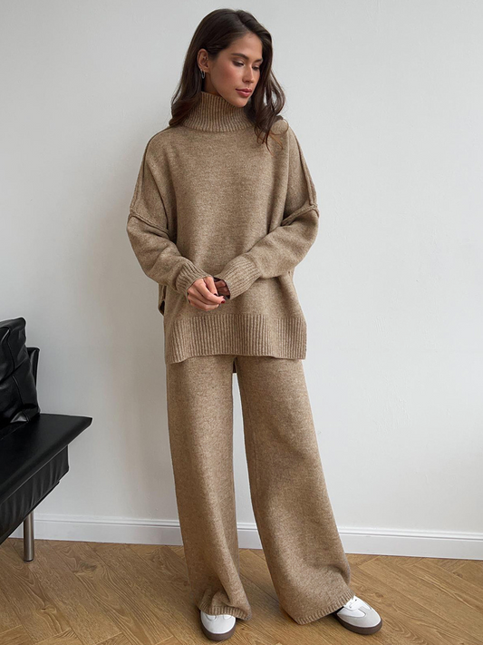 Women's Oversized Two-Piece Lounge Set for Daily Use Warm