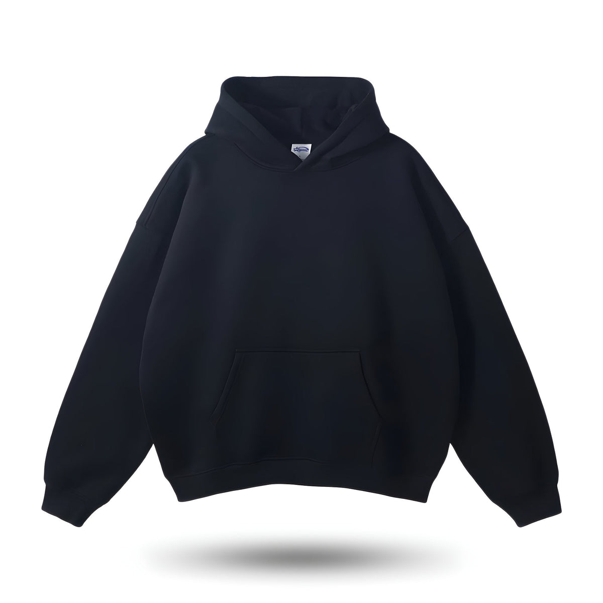 Women's Cozy Oversized Pullover Hoodie for Daily Use Warm Onyx Black