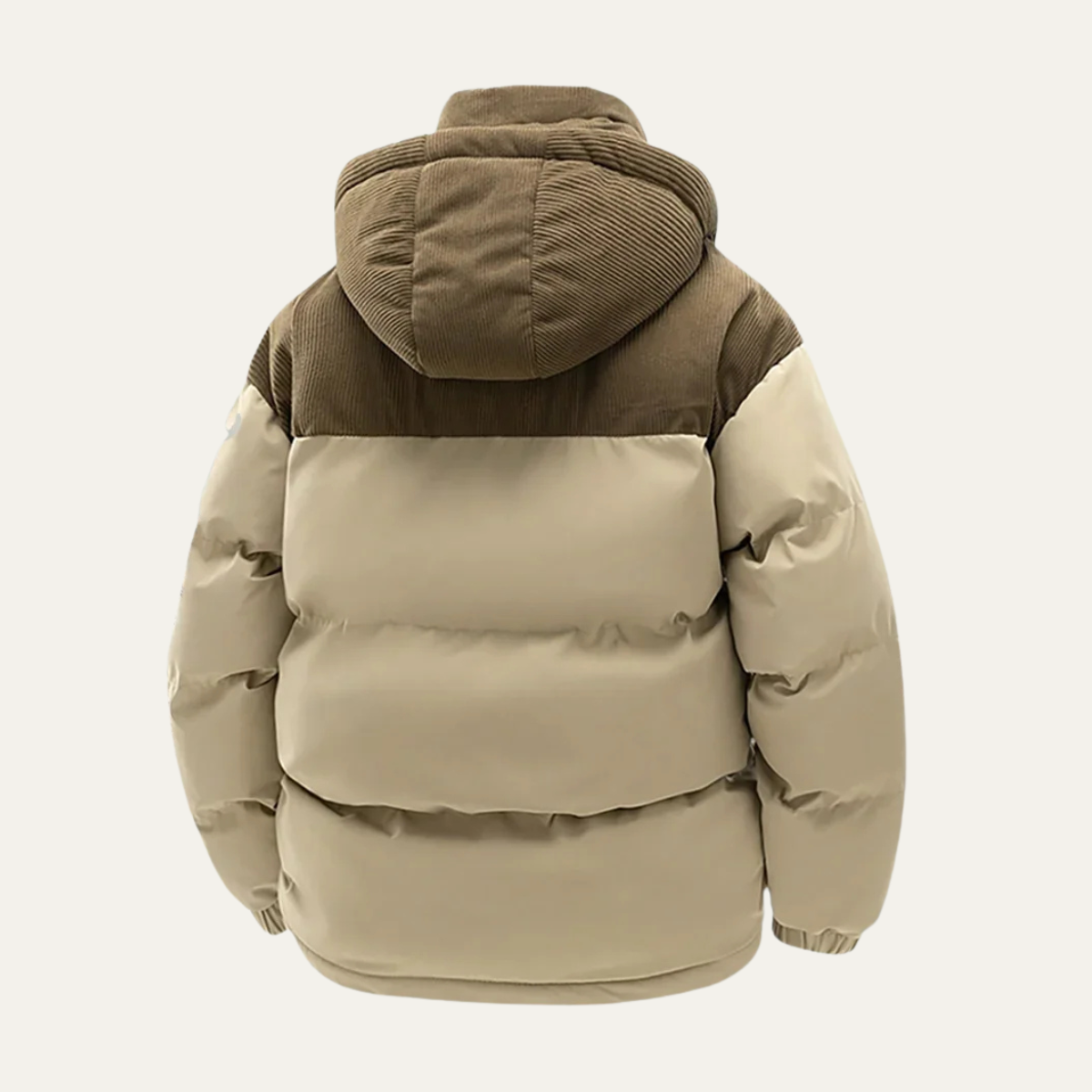 Men's Sleek Hooded Padded Puffer Jacket for Daily Use Warm