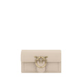 Beige Calf Leather Bos Taurus Shoulder Bag