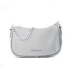 Beige Leather Shoulder Bag