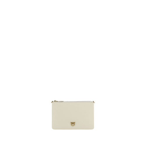 Beige Calf Leather Bos Taurus Shoulder Bag