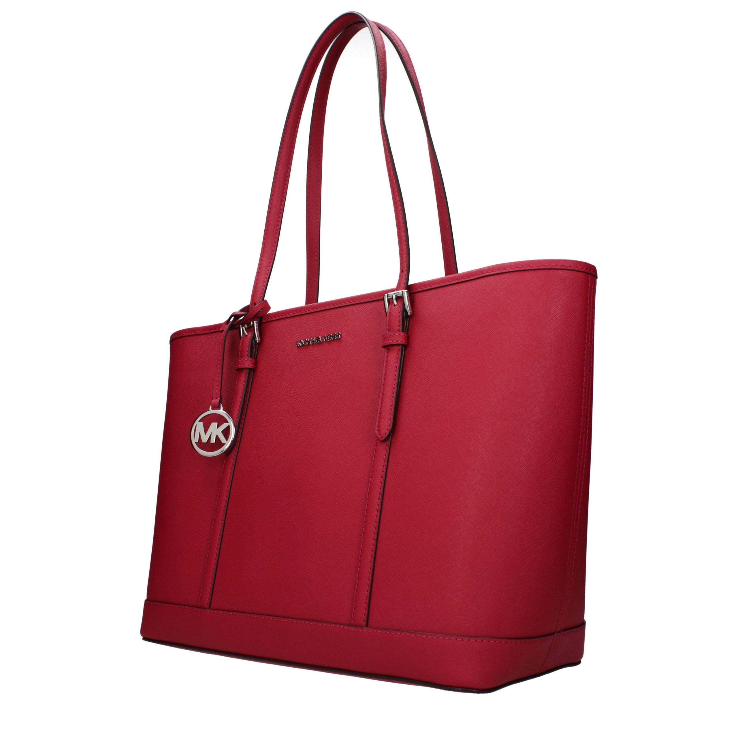 Red Leather Shoulder Bag