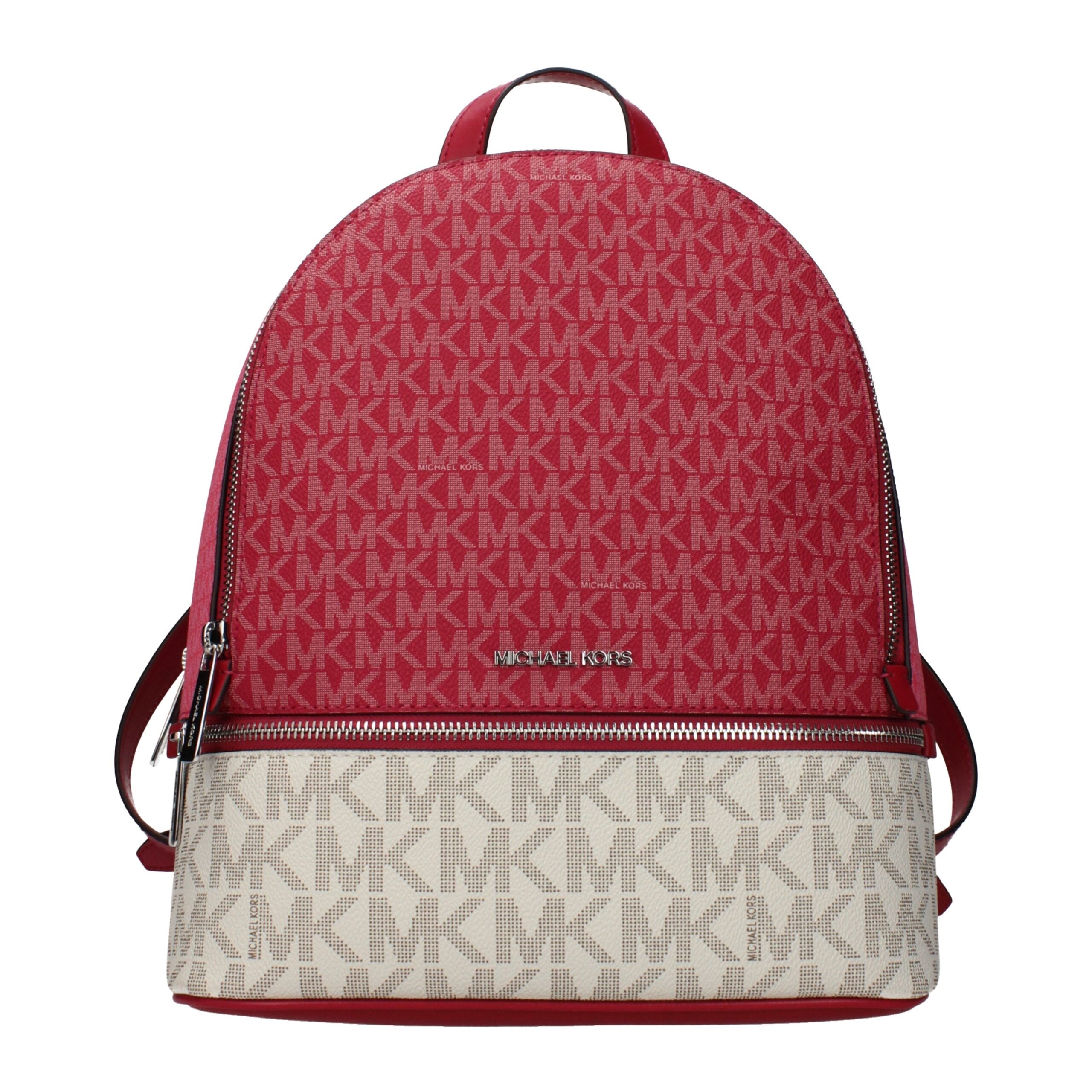 Beige Fabric Backpack