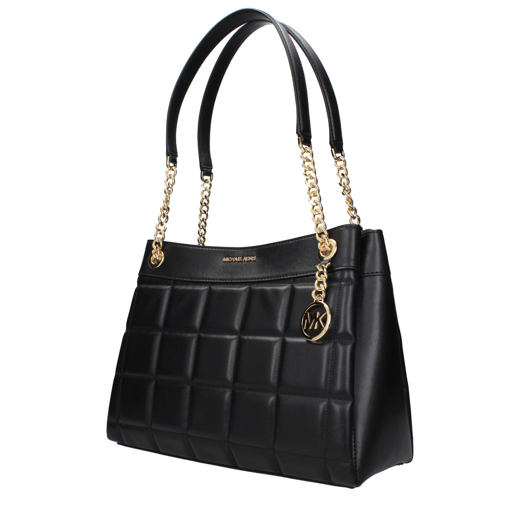Black Leather Shoulder Bag