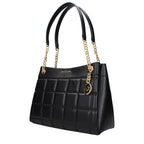 Black Leather Shoulder Bag