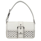White Leather Shoulder Bag