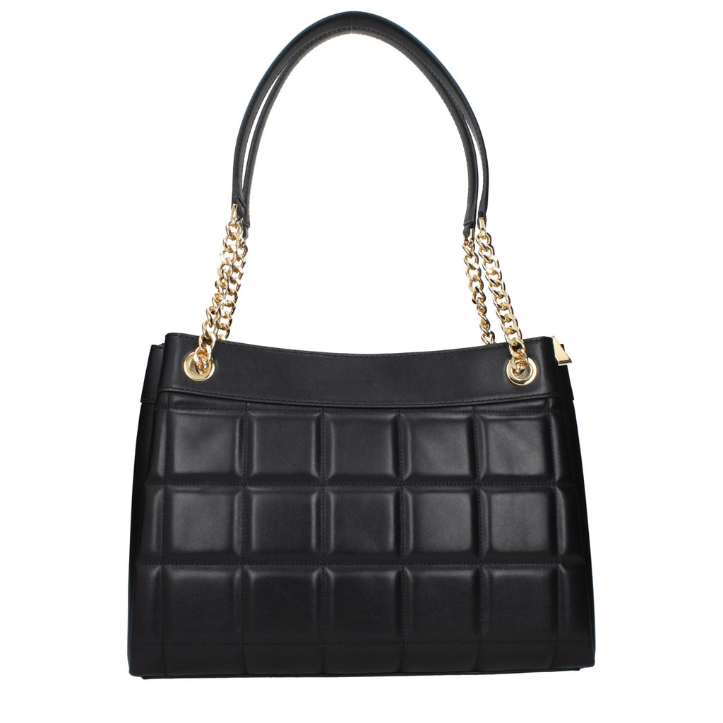 Black Leather Shoulder Bag