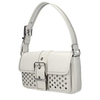 White Leather Shoulder Bag