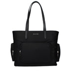 Black Fabric Shoulder Bag