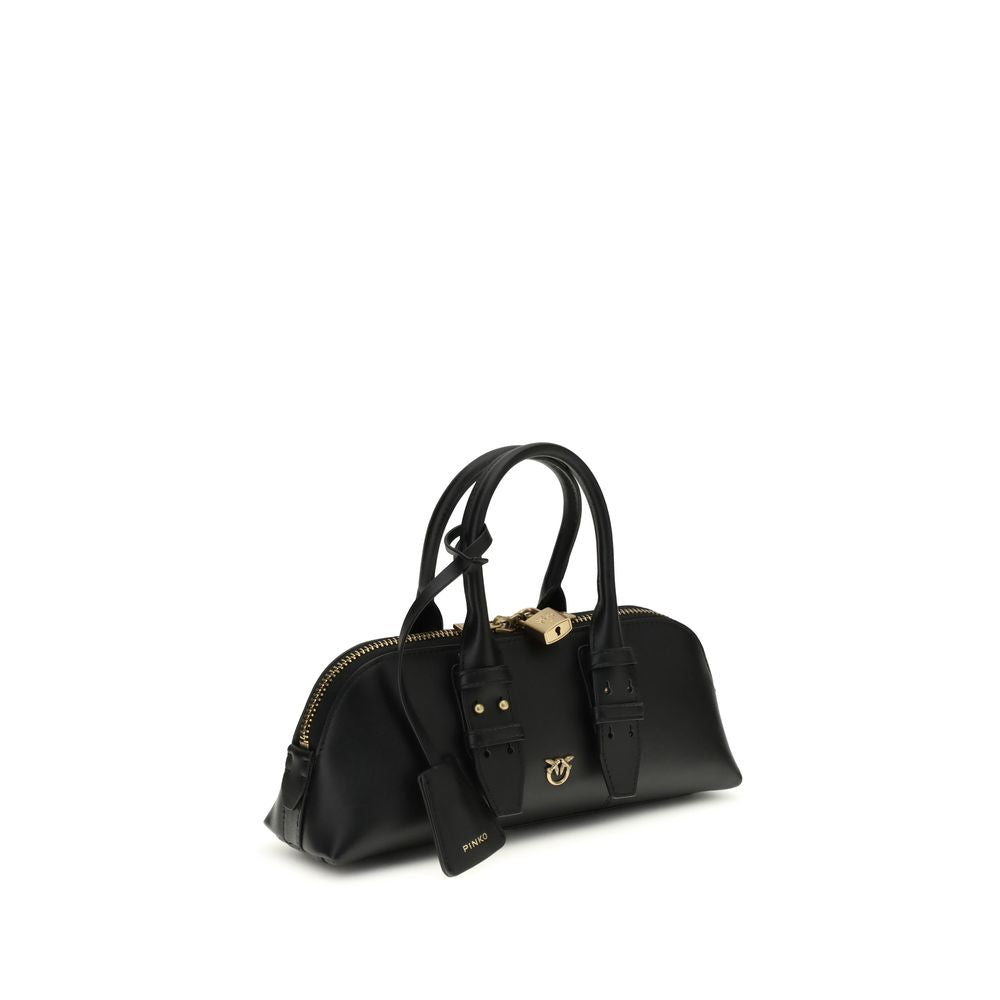 Black Calf Leather Bos Taurus Handbag