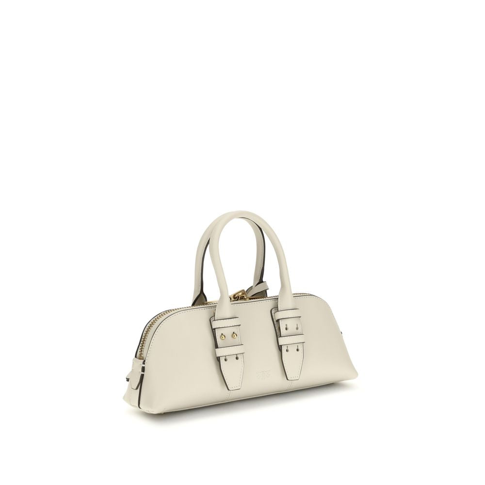 Beige Calf Leather Bos Taurus Handbag