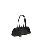 Black Calf Leather Bos Taurus Shoulder Bag