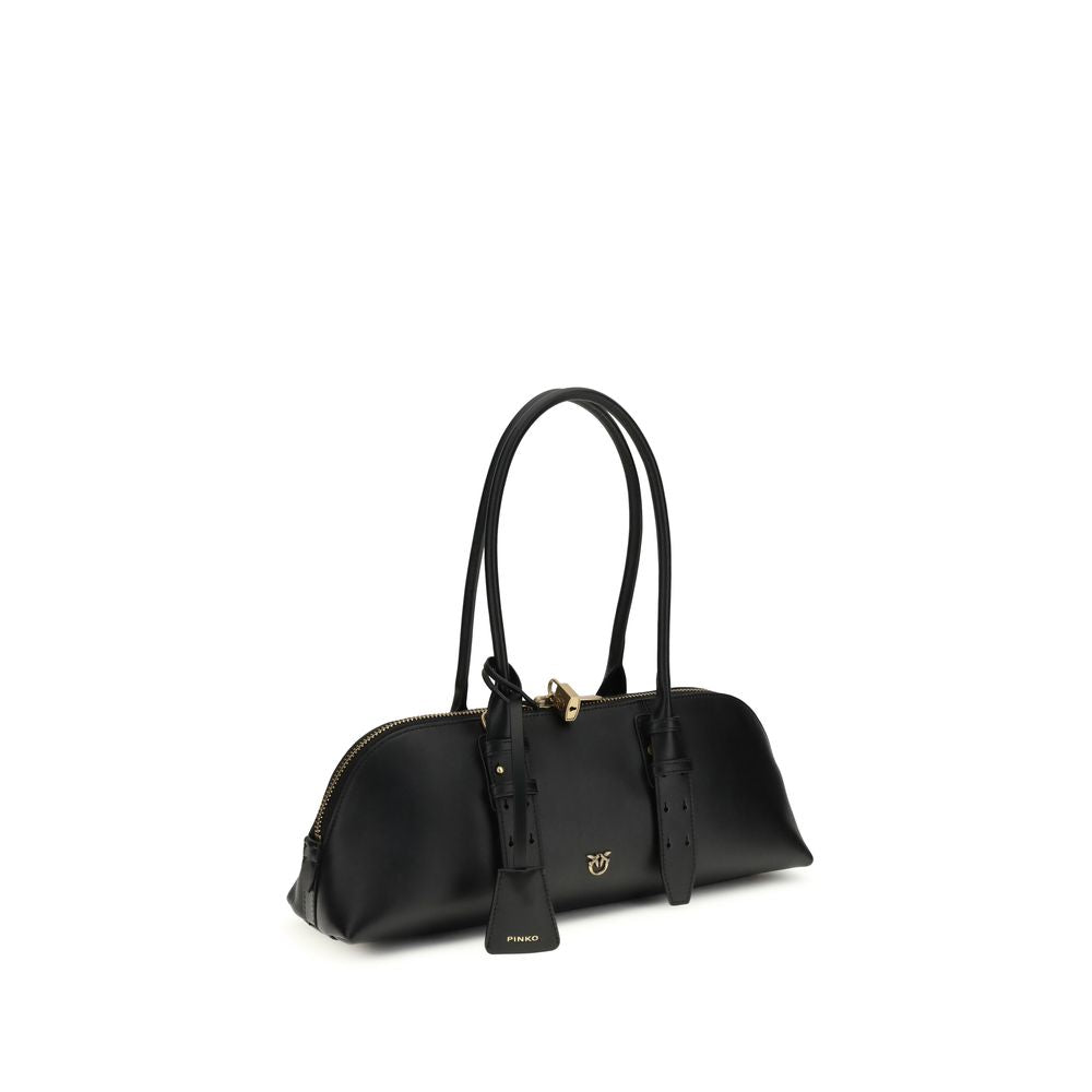 Black Calf Leather Bos Taurus Shoulder Bag