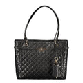Black Polyurethane Women's Handbag