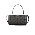 Black Polyurethane Women's Handbag