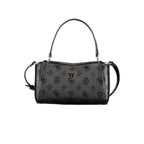 Black Polyurethane Women's Handbag