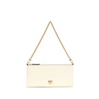White Calf Leather Bos Taurus Shoulder Bag