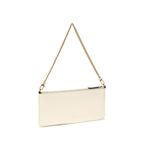 White Calf Leather Bos Taurus Shoulder Bag
