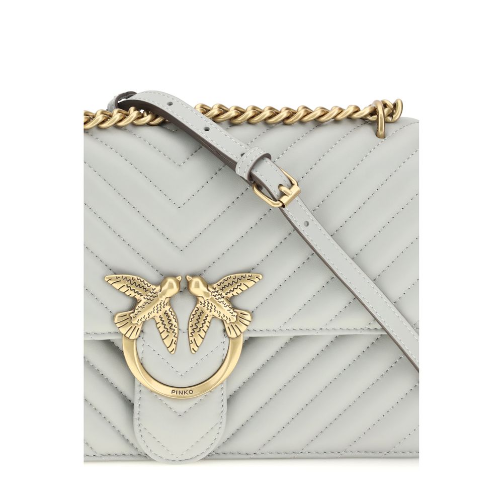 Gray Calf Leather Bos Taurus Shoulder Bag