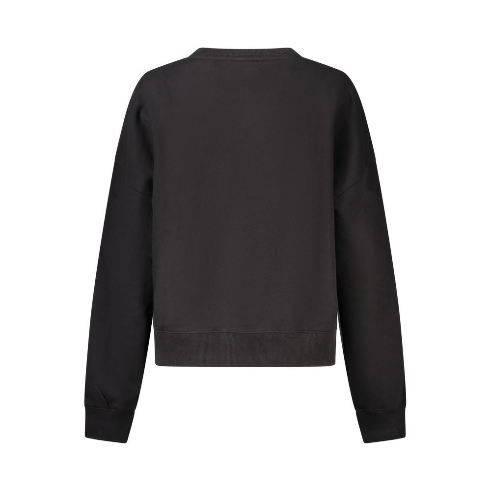 Black Organic Cotton Women Sweatshirt