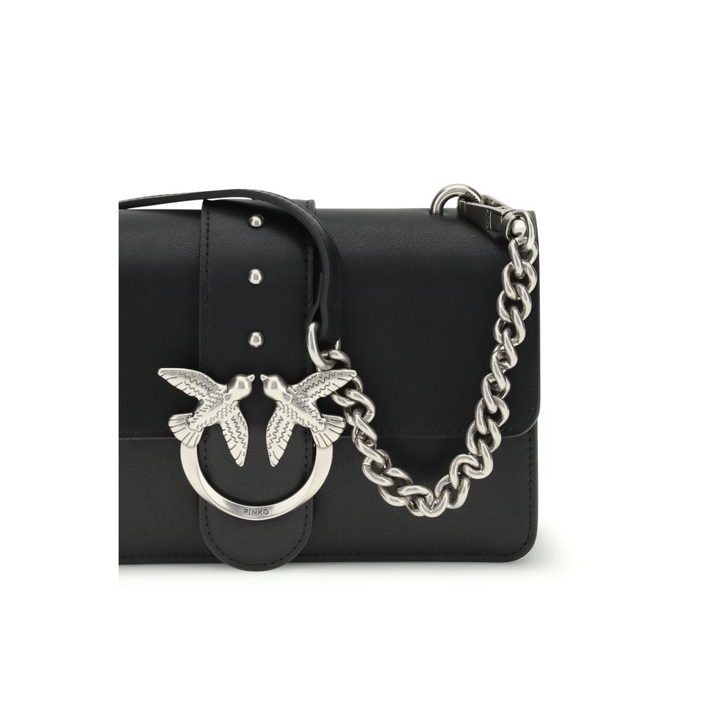 Black Calf Leather Bos Taurus Shoulder Bag