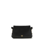 Black Calf Leather Bos Taurus Shoulder Bag