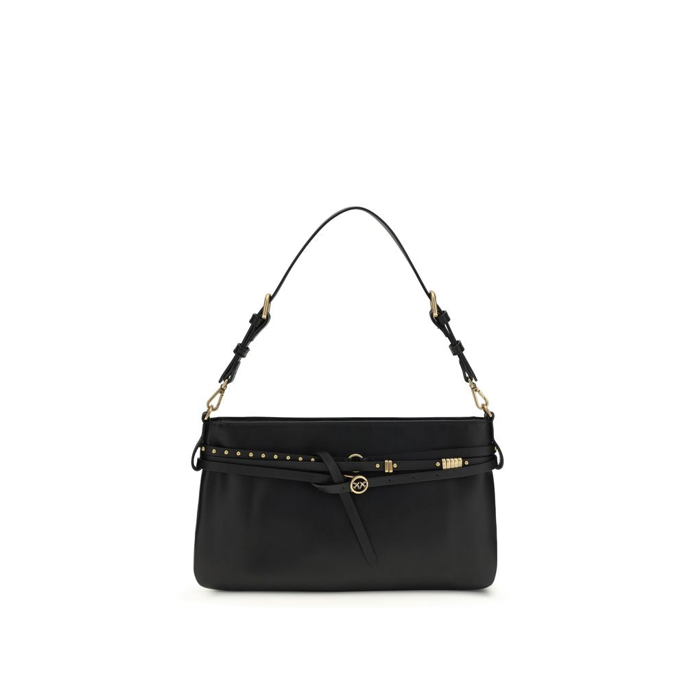 Black Calf Leather Bos Taurus Shoulder Bag