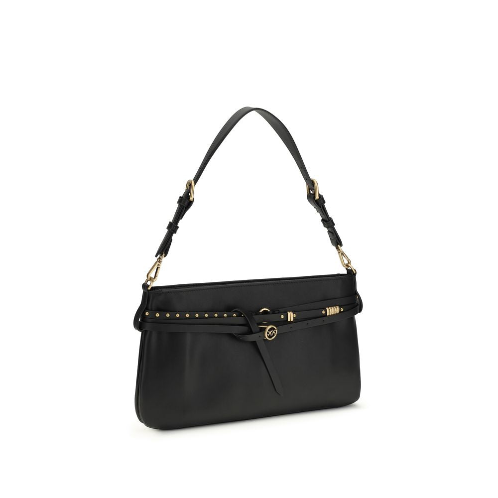 Black Calf Leather Bos Taurus Shoulder Bag