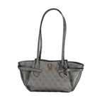 Black Polyurethane Women's Handbag