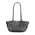 Nero Polyurethane Women Handbag
