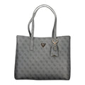 "Nero Poliuretano Women's Handbag"