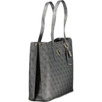 "Nero Poliuretano Women's Handbag"
