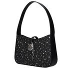 Black Fabric Handbag