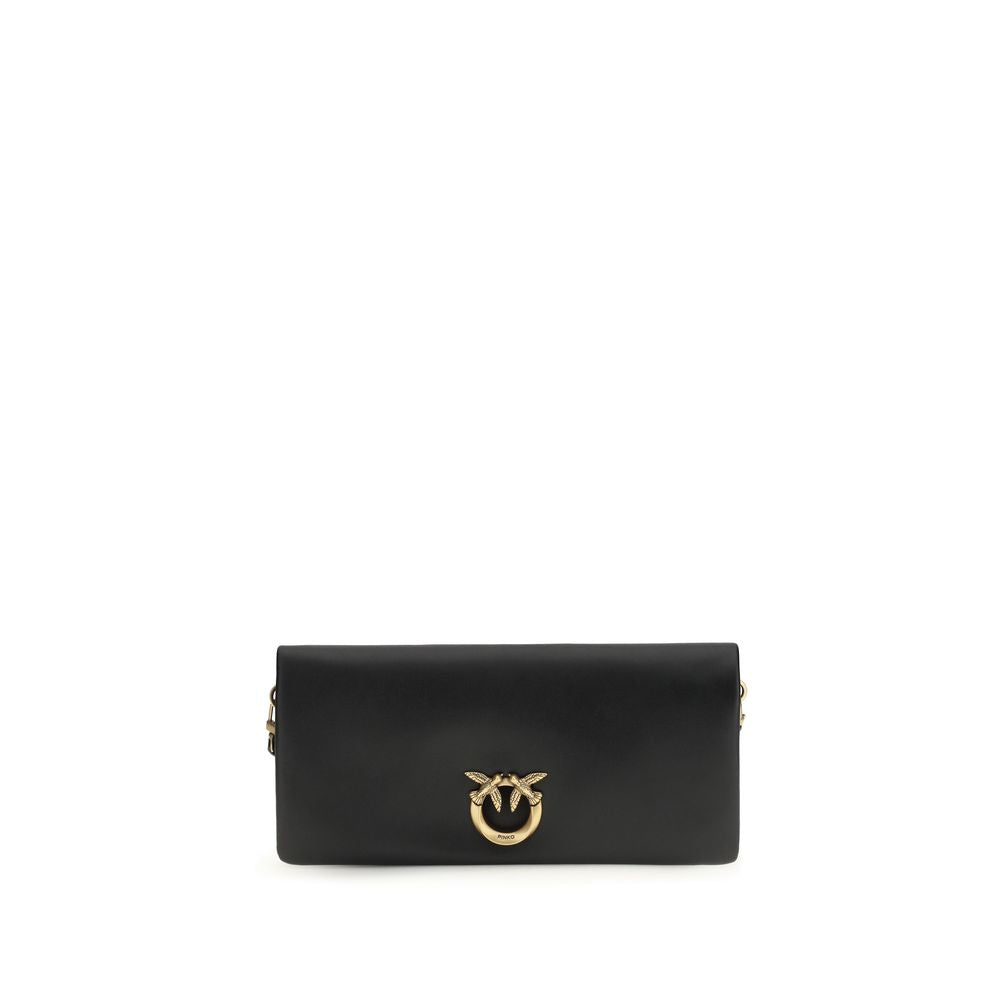 Black Calf Leather Bos Taurus Clutch Bag