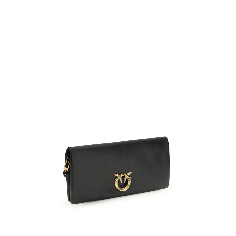 Black Calf Leather Bos Taurus Clutch Bag